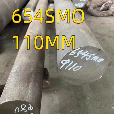 Résistance à la corrosion de barre d'acier inoxydable de S32654 1,4652 ultra 654 SMO OD 80mm