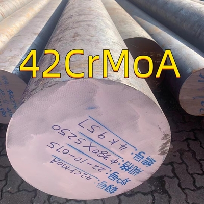 Barre ronde en acier laminée à chaud de 20-420 mm DIN1.7225 42CrMo / 4140 42CrMo4 Q+T SCM440