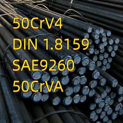 50CrV4 Barre ronde en acier à ressort DIN 1.8159 SAE9260 50CrVA OD 180 mm X 2500 mm