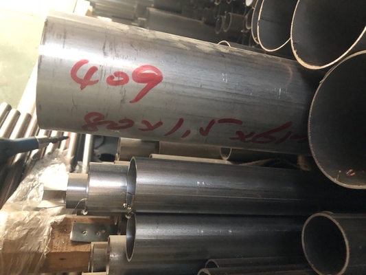 400 séries d'acier inoxydable de SUH409L ont soudé le tuyau de soudure du tube ASTM AISI 409L pour le pot d'échappement