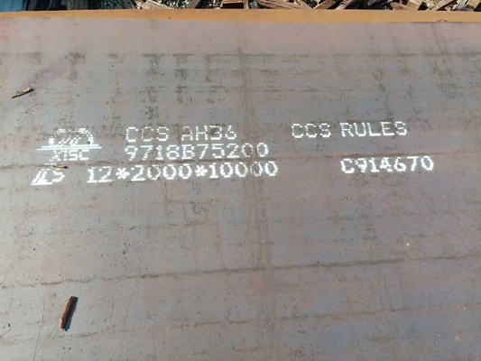 Plaque d'acier de haute résistance de l'expédition AH36/DH36/EH36 1.5-100 millimètre d'épaisseur