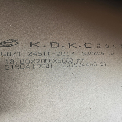 S30408 épaisseur inoxydable du plat SUS304 10-150mm des plaques d'acier 06Cr19Ni10 Inox