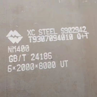 Plat d'usage de NM400 AR400 AR500/plaque d'acier résistante à l'usure 6mm - 80mm pour la mine de charbon