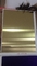 Feuille d'acier inoxydable de couleur de miroir d'or de titane de la feuille 304 d'acier inoxydable du miroir 304 d'or