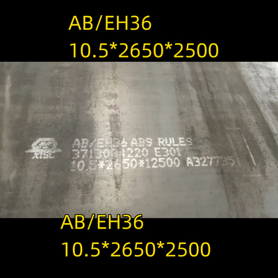 Plaques d'acier de construction navale de haute traction de qualité LR EH36 ET ABS de qualité EH36 10 mm