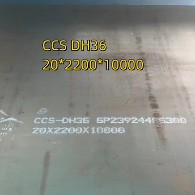 CCS DH36 ABS acier 2200 2500 mm largeur 8,10,12,14,16 mm épaisseur DH36 Plaque d'acier pour le remplacement de navires