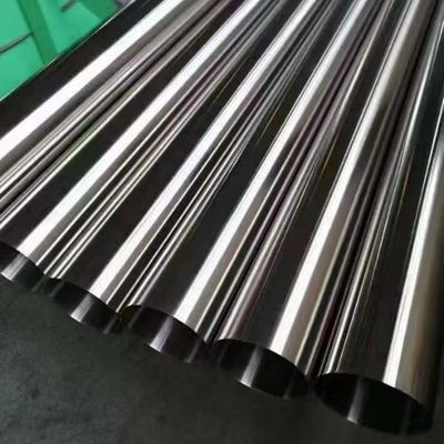 Tuyau soudé en acier inoxydable 304L recuit Grade 304 316L Taille OD : 50,8 mm Épaisseur : 1,2 mm Longueur : 6000 mm
