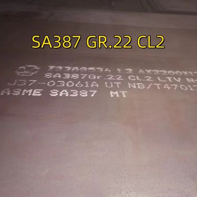 SA387 Gr22 Cl2 Plaque d'acier allié laminée à chaud