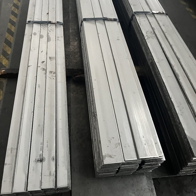 Ligne de cheveux laminée à chaud finie Din 1.4404 S31603 acier inoxydable 316L barre plate 80*8*6000