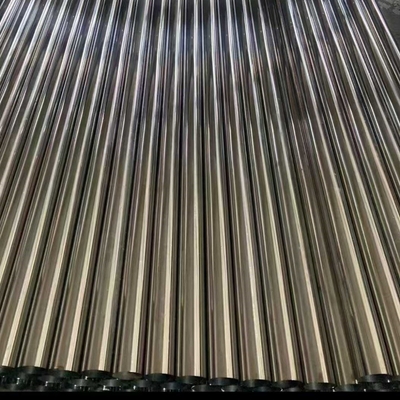 ASTM A554 201 Tuyaux soudés 25*0,8*6000mm 320 Tuyaux en acier inoxydable poli à l'aide d'un miroir de grès