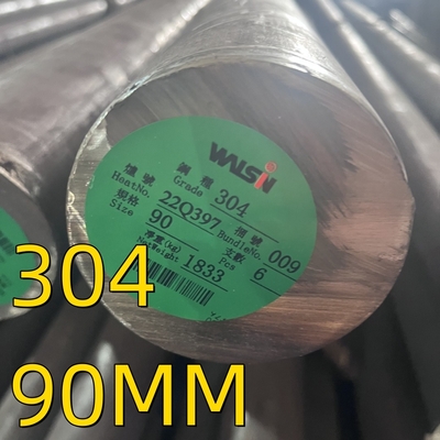 1.4301 SUS304 Barre en acier inoxydable ronde de 6 mm ASTM A276 Aisi 304 TP304 laminée à chaud
