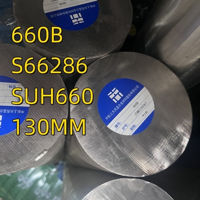 ASTM A638 660 Grade B S66286 Barre en acier inoxydable laminée à chaud GradeSUH 660 130 mm