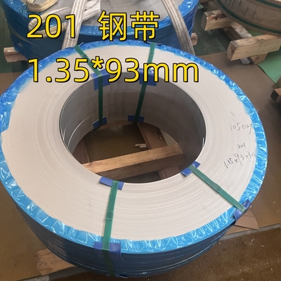 Grade 201 bobines en acier inoxydable 1% nickel laminé à froid 10-1250 mm largeur bande en acier inoxydable