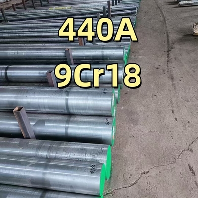 SUS440A Barre ronde en acier inoxydable martensitique à haute teneur en carbone INOX 440A 95Cr18 DIN 1.4028
