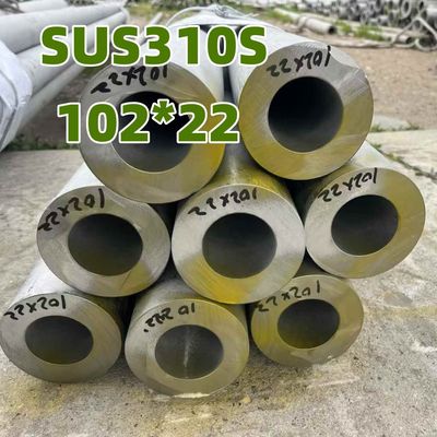 SUS310S OD102MM ID 58MM Barre d'arbre creuse ASTM A312 TP310S Pipe sans soudure en acier inoxydable
