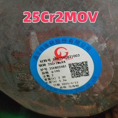 Barre ronde en acier allié 25Cr2MoVA forgé à chaud 150*6000mm Arbre multi-diamètres