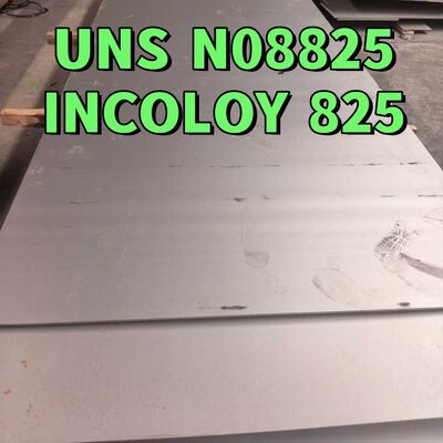 N° UNS 08825 (INCOLOY 825) PLAT/CHAUCE 6*1500 mm