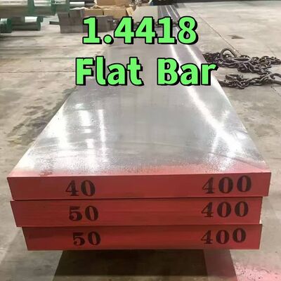1.4418 QT900 Barre plate en acier inoxydable 230x85 DIN EN 10088-3 avec test ultrasonique