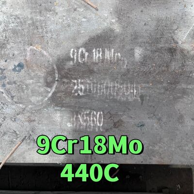 Tôle d'acier inoxydable martensitique à haute teneur en carbone 9Cr18Mo SUS440C