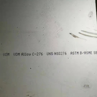 Plat d'alliage de l'alliage ASTM B575 UNS N10276 de Hastelloy C-276 de catégorie de plat