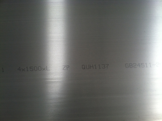 La plaque d'acier inoxydable balayée/304 solides solubles couvrent laminé à chaud avec le film de PVC