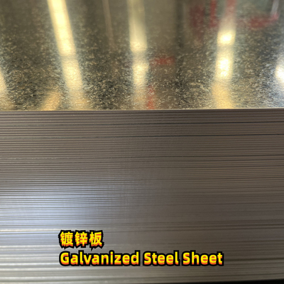 Matériau DX51D-Z275 ASTM A653 G90 tôle d'acier galvanisé 3.0x1250*2500MM zéro spangle