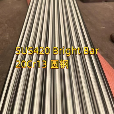 Barre ronde en acier inoxydable SUS420 Rod 1,4037 X65Cr13 AISI 420 longueur 11,6 H11 3m