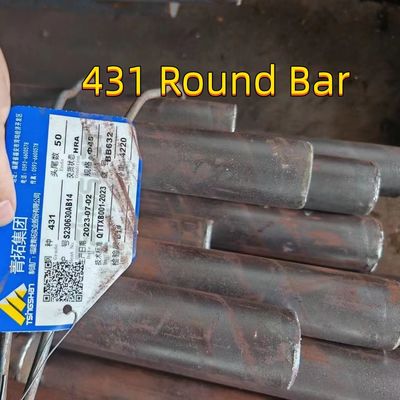 Barre ronde en acier inoxydable laminée à chaud SUS431 AISI 431 1.4057 Arbre rond