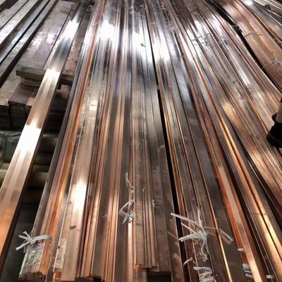 Barre de cuivre pur de forme carrée 20*20 30*30mm Barre de cuivre rouge C1100 1/2H Arbre dur