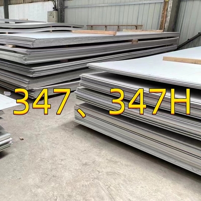 Astm A240 Grade Tp347 347h Plaque en acier inoxydable Taille 1000 mm X 1000 mm X 15 mm d'épaisseur