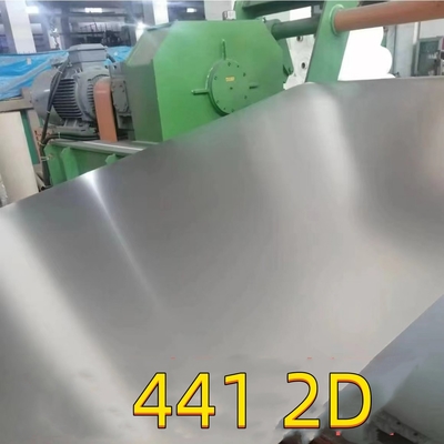 Aisi 441 1.4509 0,8 mm Plaque en acier inoxydable 2D Surface 1220*2440 mm Pour l'industrie automobile