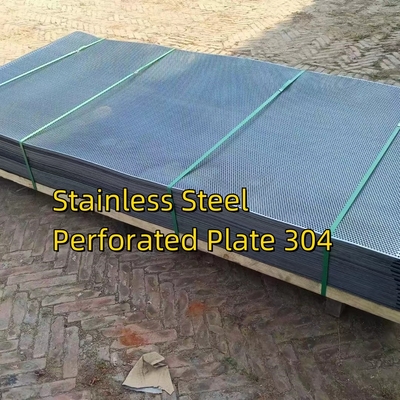 Plaque perforée en acier inoxydable SUS304 1MM THK X HOLE Ø1MM X PITCH 2MM X L1000MM X 2000MM