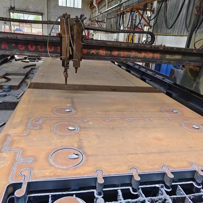 DIN EN10025-2 S355J2+N 1.0577 Granulateur plaque d'acier à boîtier supérieur 12*1524*6096mm