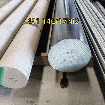 Acier inoxydable 14Cr17Ni2 AISI 431 Barre ronde 230mm DIN1.4057 Bande forgée