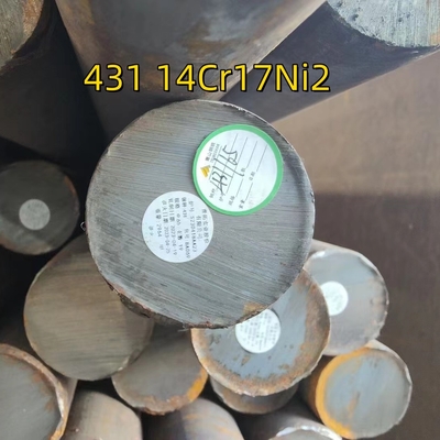Acier inoxydable 14Cr17Ni2 AISI 431 Barre ronde 230mm DIN1.4057 Bande forgée