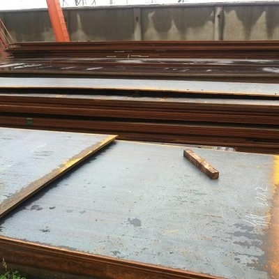Plaque d'acier au carbone épaisseur 3-60 mm laminée à chaud Q235 S235JR SS400 Pour la structure