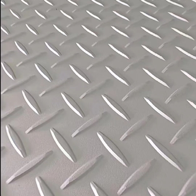 304 Plaque en acier inoxydable diamanté 3mm*1500*3000mm Plaque à damiers en acier inoxydable SUS304