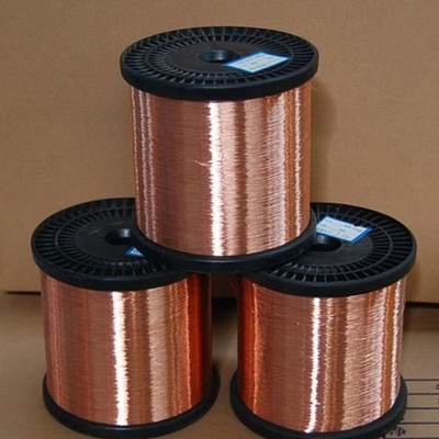 Fil de cuivre rouge barbe Barres de fil de cuivre C1100 Forme ronde Fil unique Forme dure 0,3-3 mm