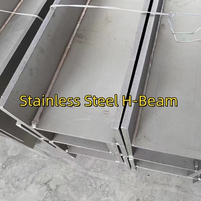 Barres en acier inoxydable laminées à chaud à haute résistance SUS304 H-Beam Bar soudé 200*200*10*10*6000