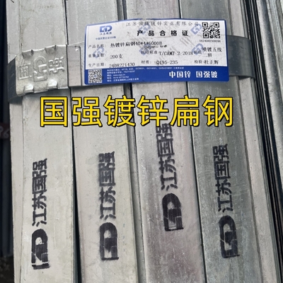 Barre plate en acier galvanisé à chaud S235JR ASTM A36 pour matériaux de construction 60*6*6000MM