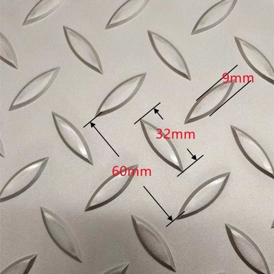 SS316 Plaque à carreaux de 3 mm d'épaisseur laminée à chaud