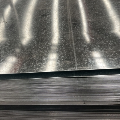 Coil de tôle d'acier galvanisé à chaud Dx51 Z275 G90 1,5 mm*1500x3000 mm Spangle zéro