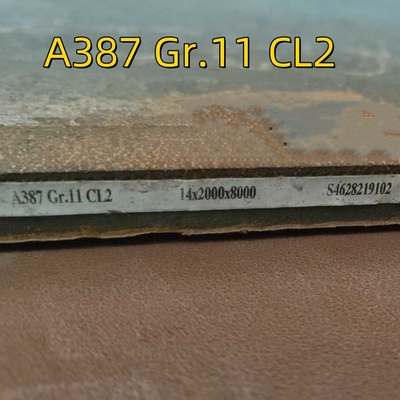 ASME SA387 Gr.11 CL2 16*2000*1000MM Plaque d'acier pour chaudière et récipient sous pression