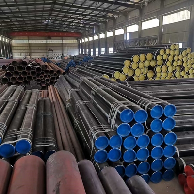 Pipe sans soudure en PE de 24" Sch-Std en ASTM A106 Gr B Pipe en acier au carbone SMLS pour service à haute température