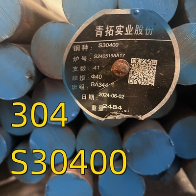 ASTM A276 Grade 304 SS304 S30400 1.4301 Barre ronde brillante polissée OD 150MM