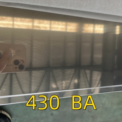 430 0,38 1000 2000 8K et BA tôle en acier inoxydable