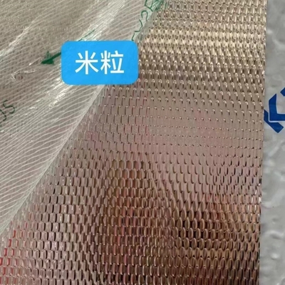 304 201 Couleur miroir, forme de millet, décoratif, tôle d'acier inoxydable estampillée pour la décoration hôtelière