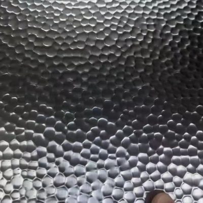 Effets d'ondulation SUS304 201 Effets miroir Vague d'eau Plaque d'acier inoxydable 1.0*1220*2440mm