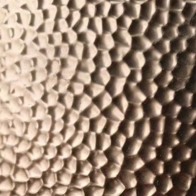 SUS304 Feuille de miroir à effet ondulateur 201 304 Panneau de nid d'abeille en acier inoxydable 0,5*1220*3000 mm
