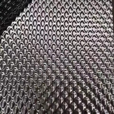 SUS304 1.0*1220*2440MM Forme de goutte d'eau estampillée décorative estampillée tôle d'acier inoxydable
